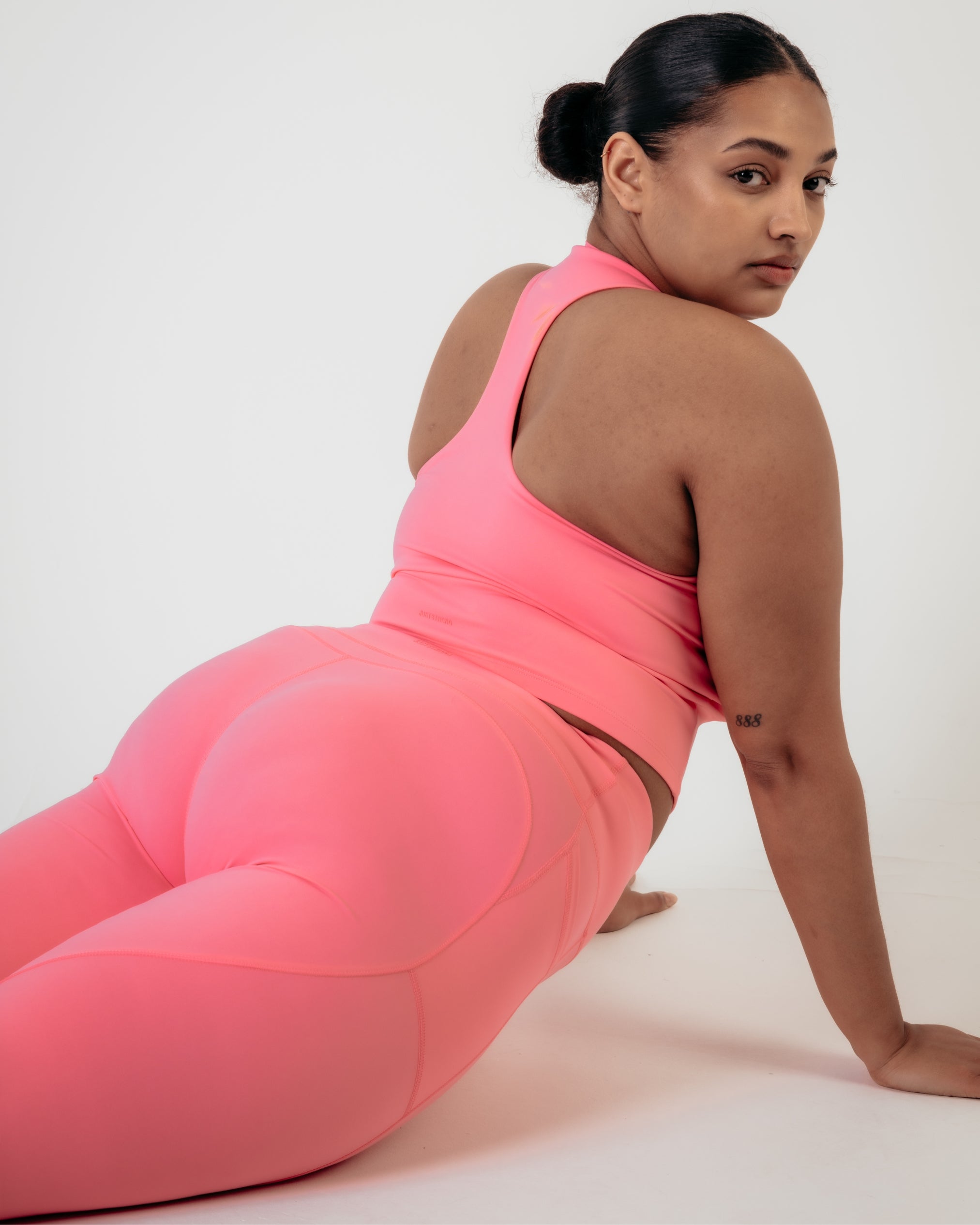 Power High Rise 7/8 Leggings - Pink Lemonade