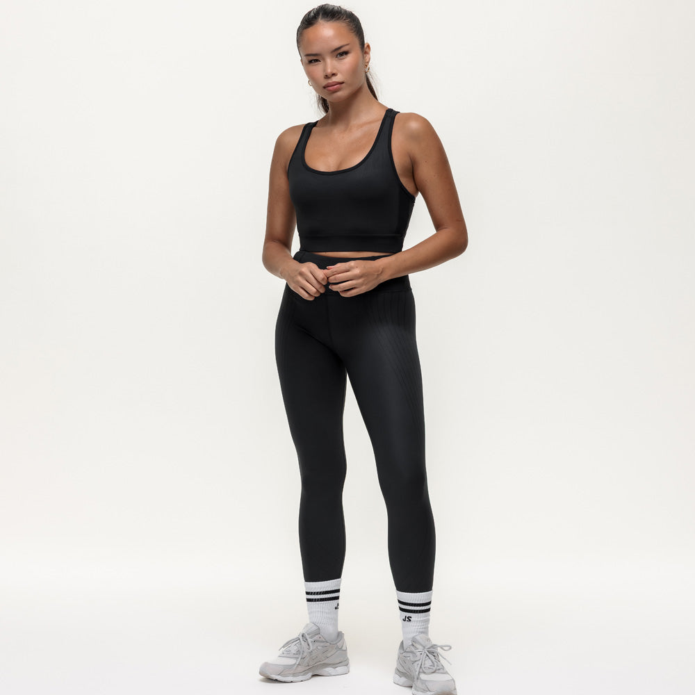 Agility Workout Leggings - Black Onyx