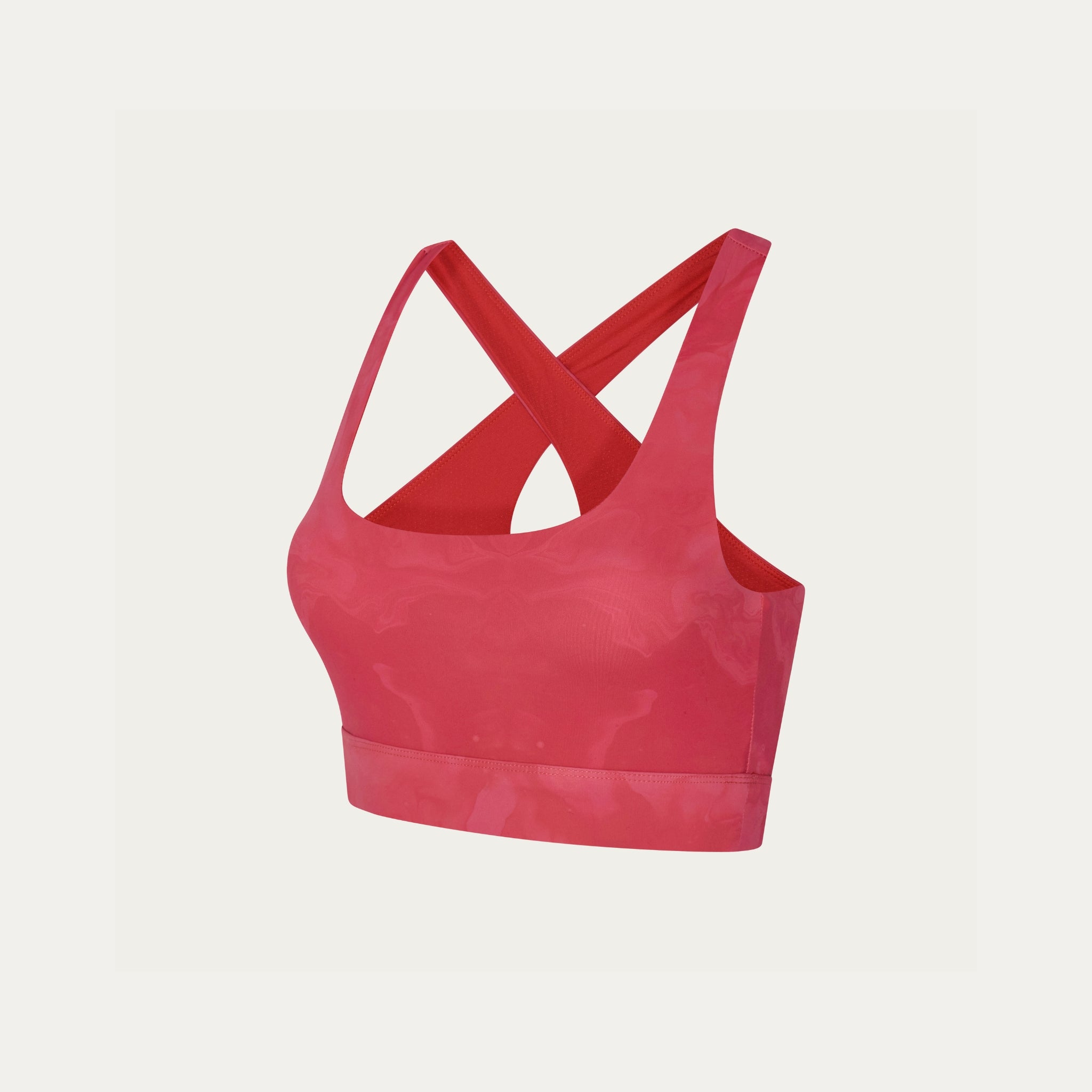 Flex Medium Support Bra - Coral Marble