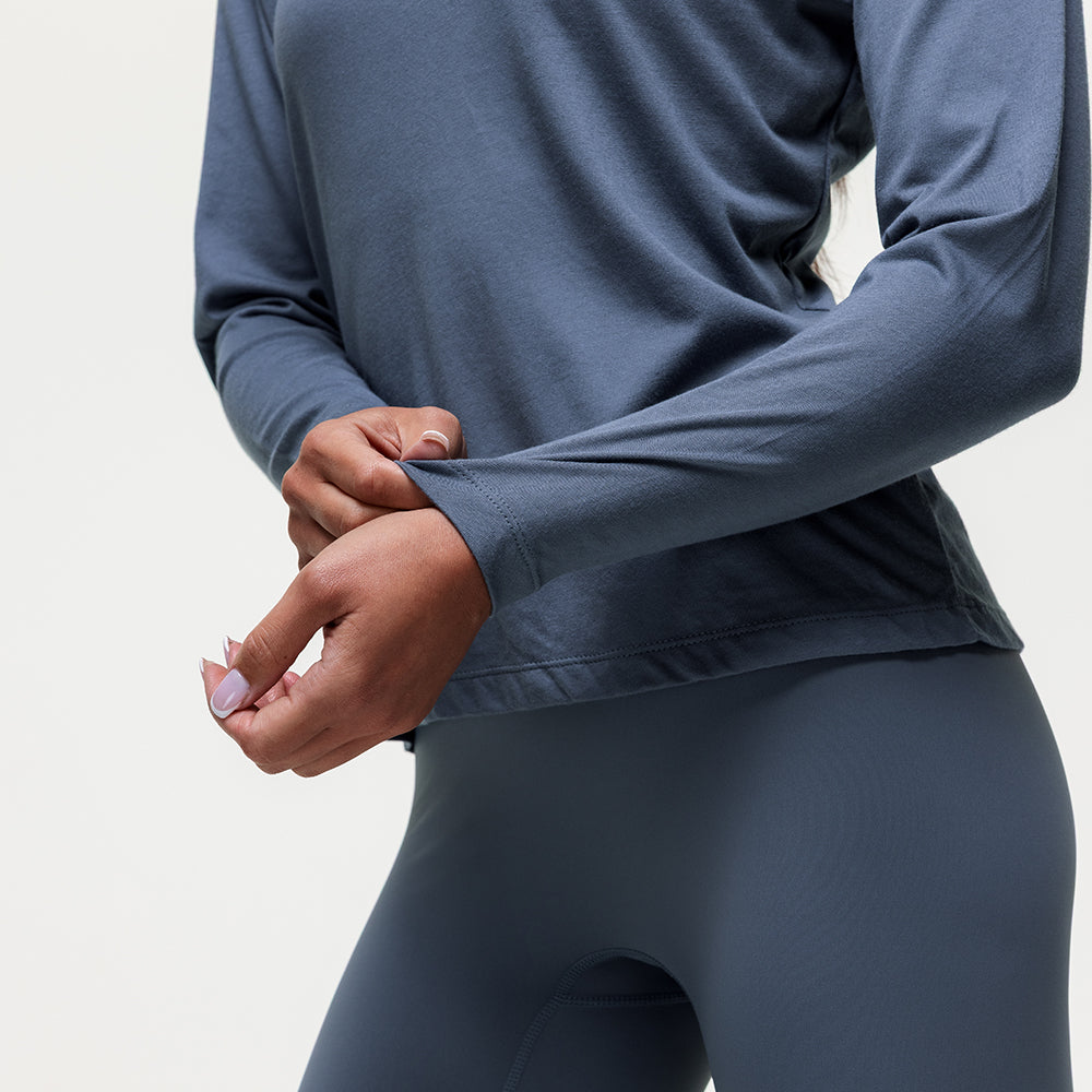 Flow Long Sleeve Tee - Graphite