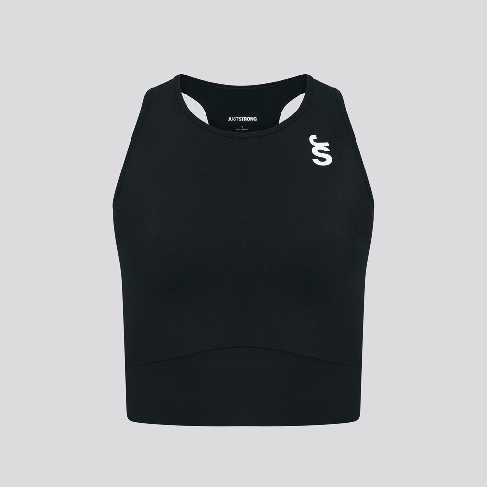 Swift Crop Run Vest - Black Onyx