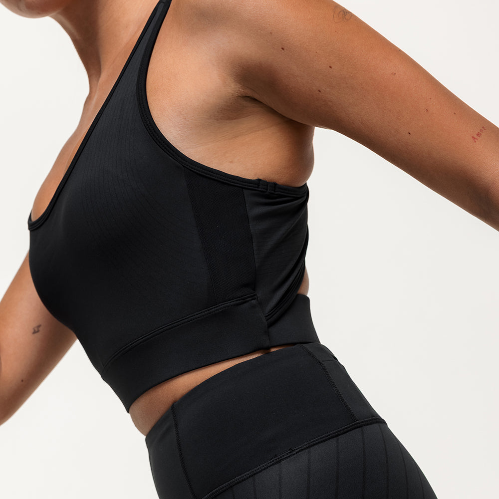Agility Workout Bra - Black Onyx