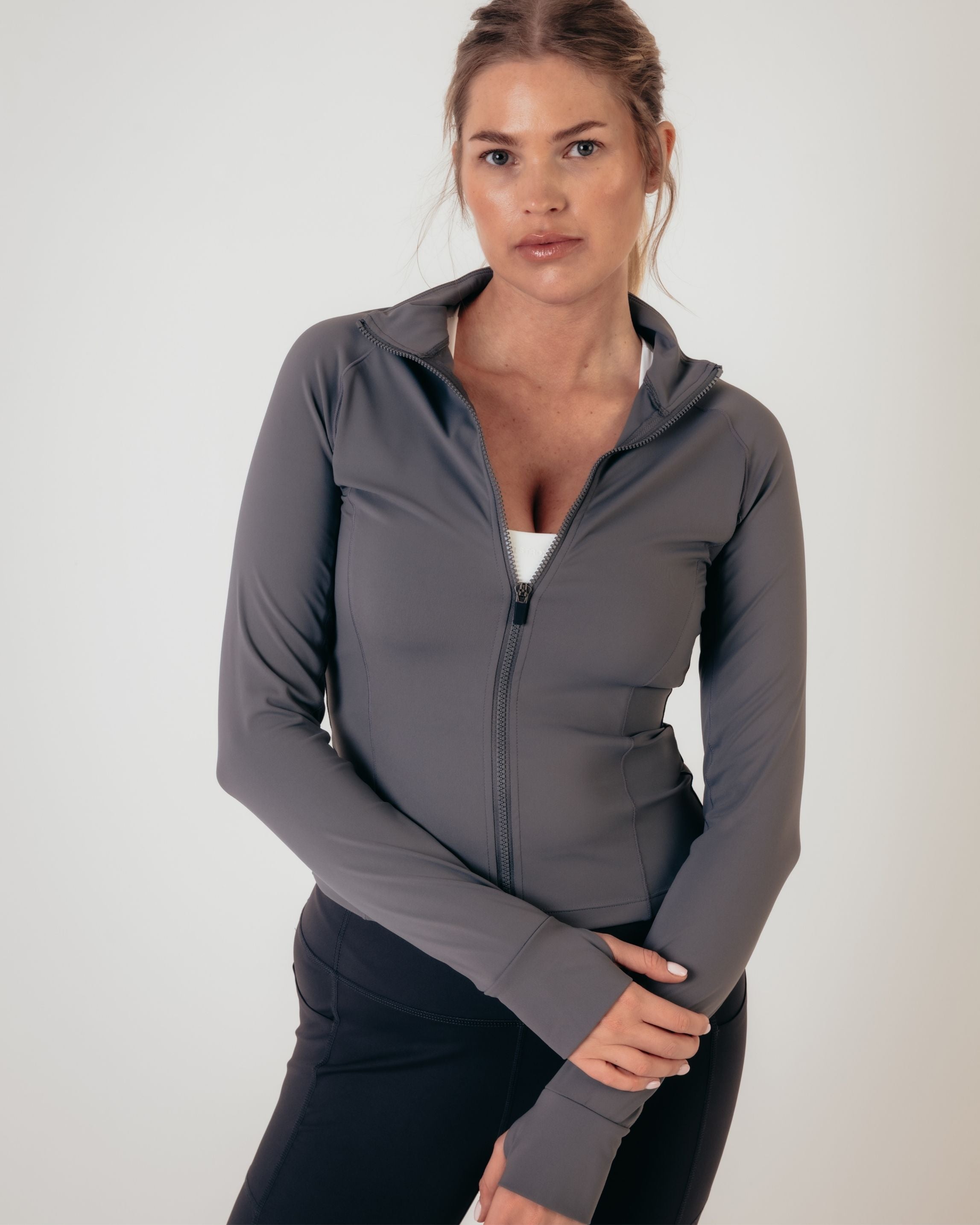 Training Zip Up Jacket - Slate