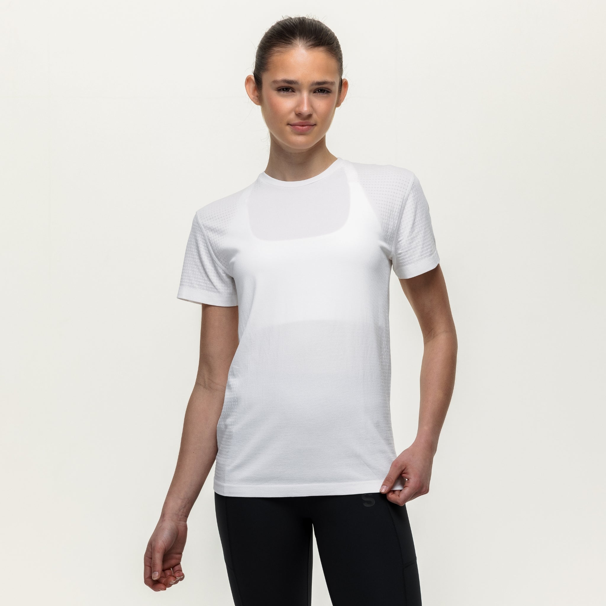 Seamless Performance Training Tee - White
