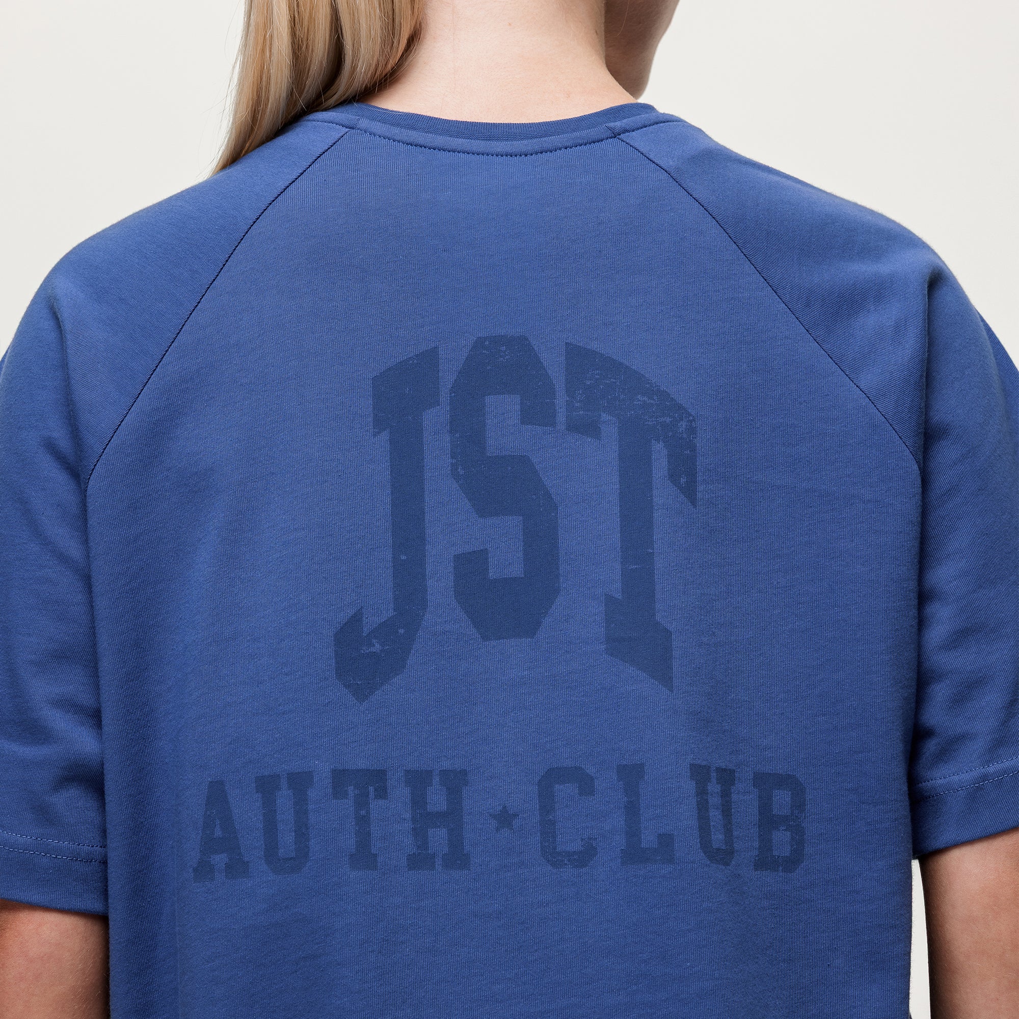 Laid Back Over Sized Tee - Vintage Indigo