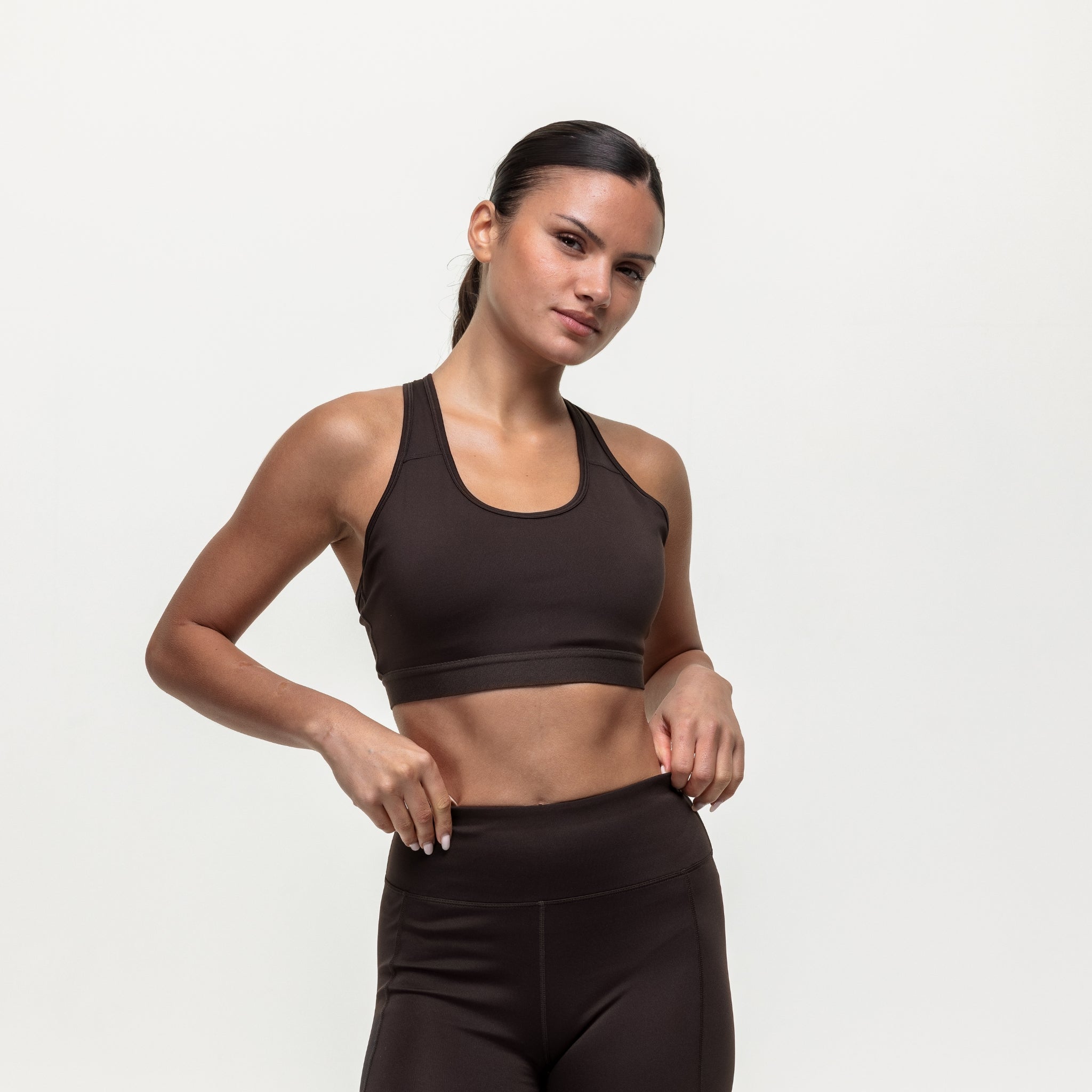 Motion Medium Support Bra - Cocoa