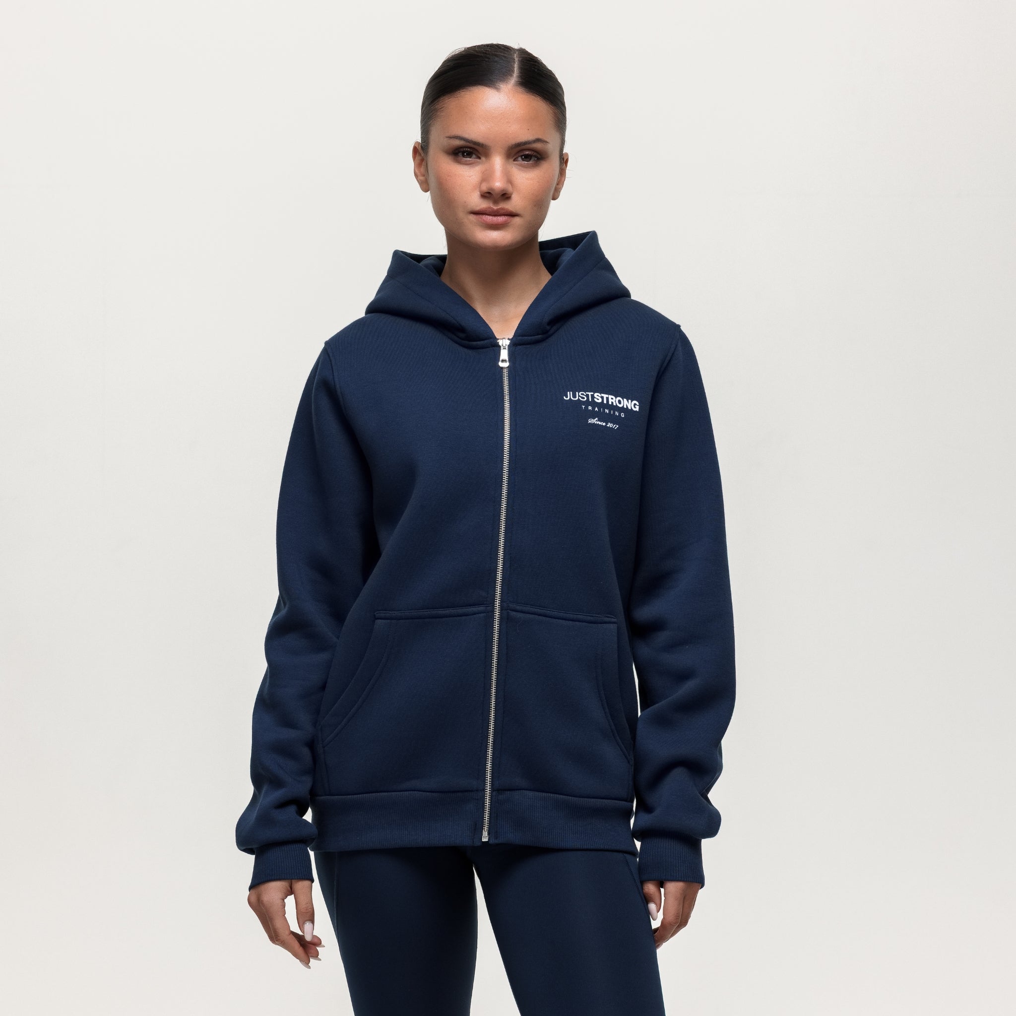 Training Essentials Motion Zip Hoodie - Navy