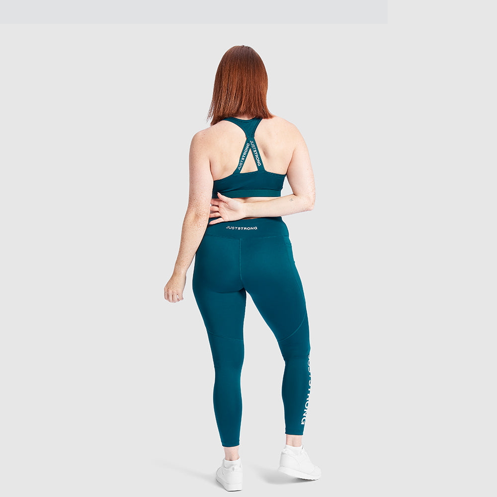 Turquoise Motion Sports Bra
