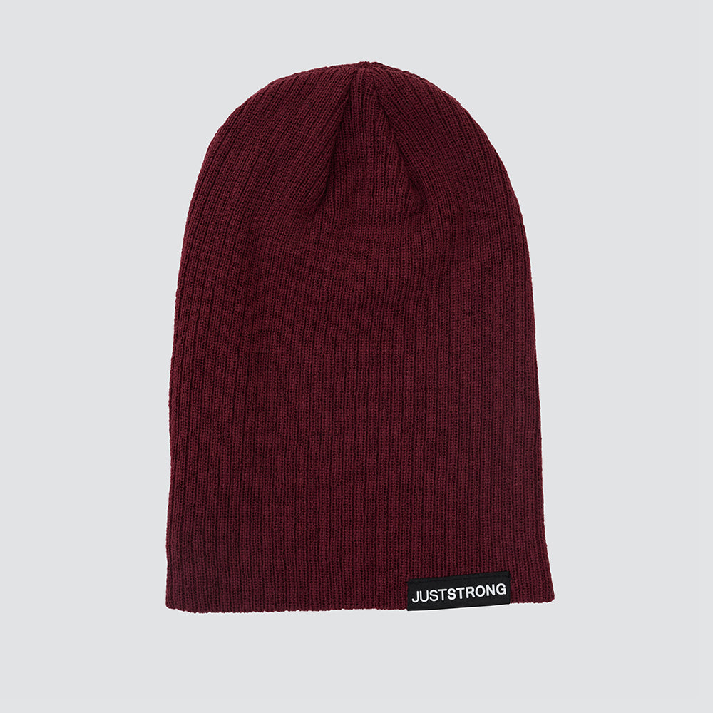 Maroon Red Slouch Beanie