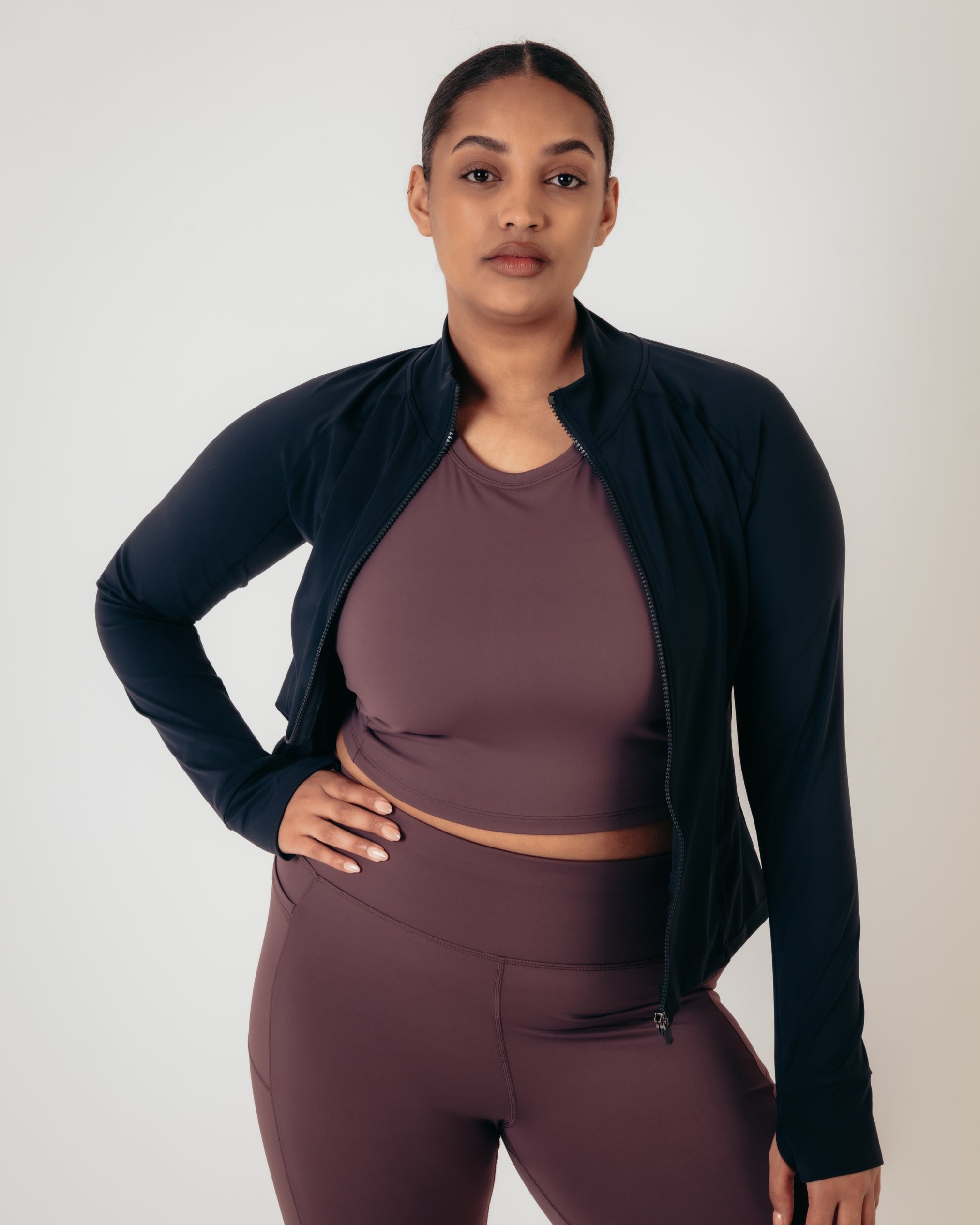 Training Zip Up Jacket - Black