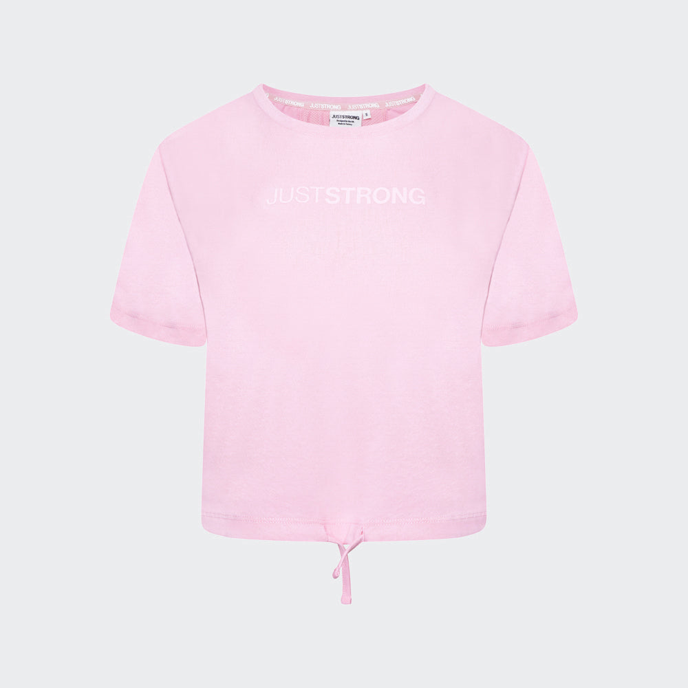 Everyday Drawstring Tee - Bubblegum Pink