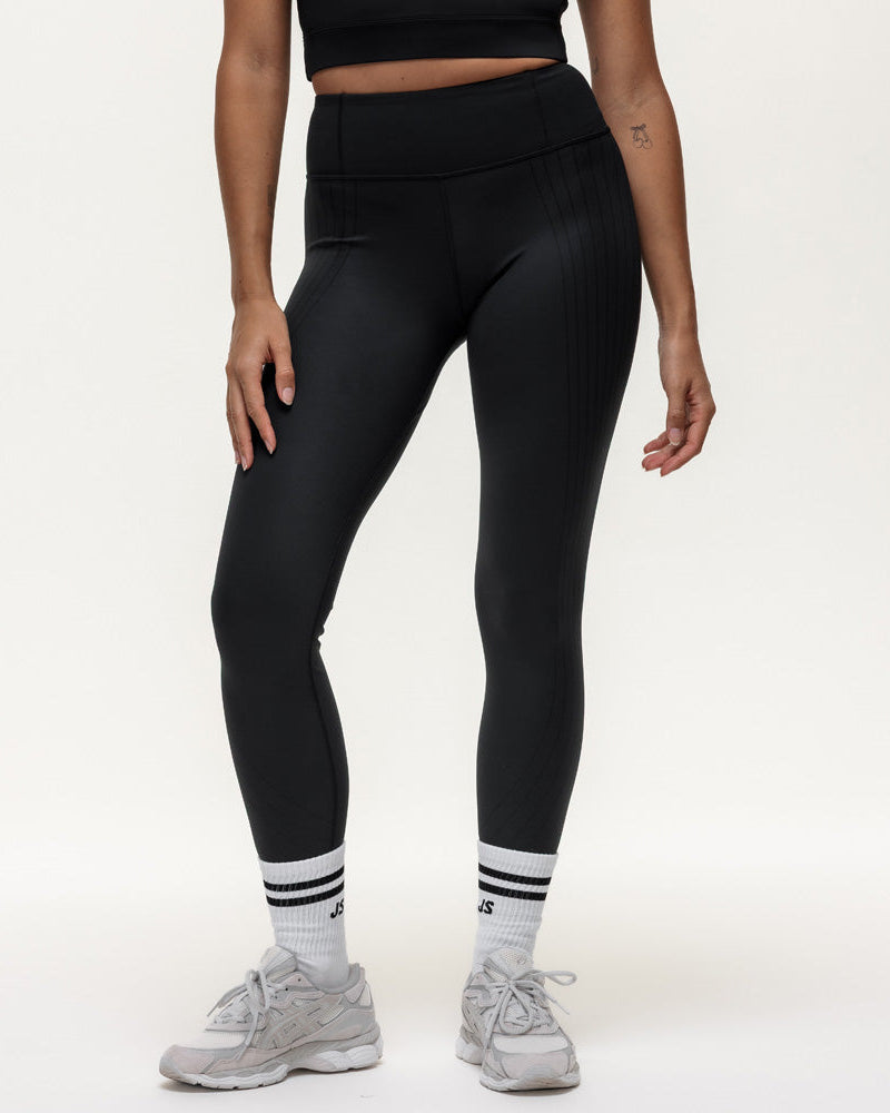 Agility Workout Leggings - Black Onyx