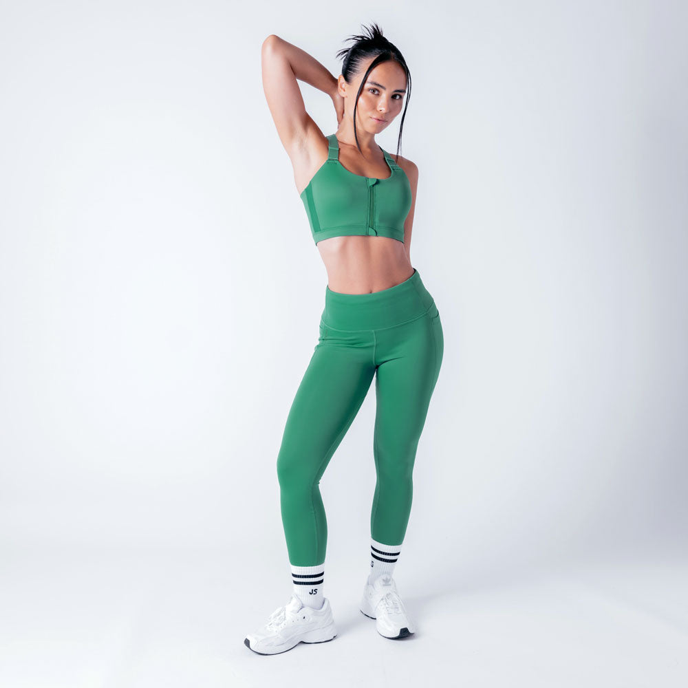 Second Skin High Rise Leggings - Emerald Green