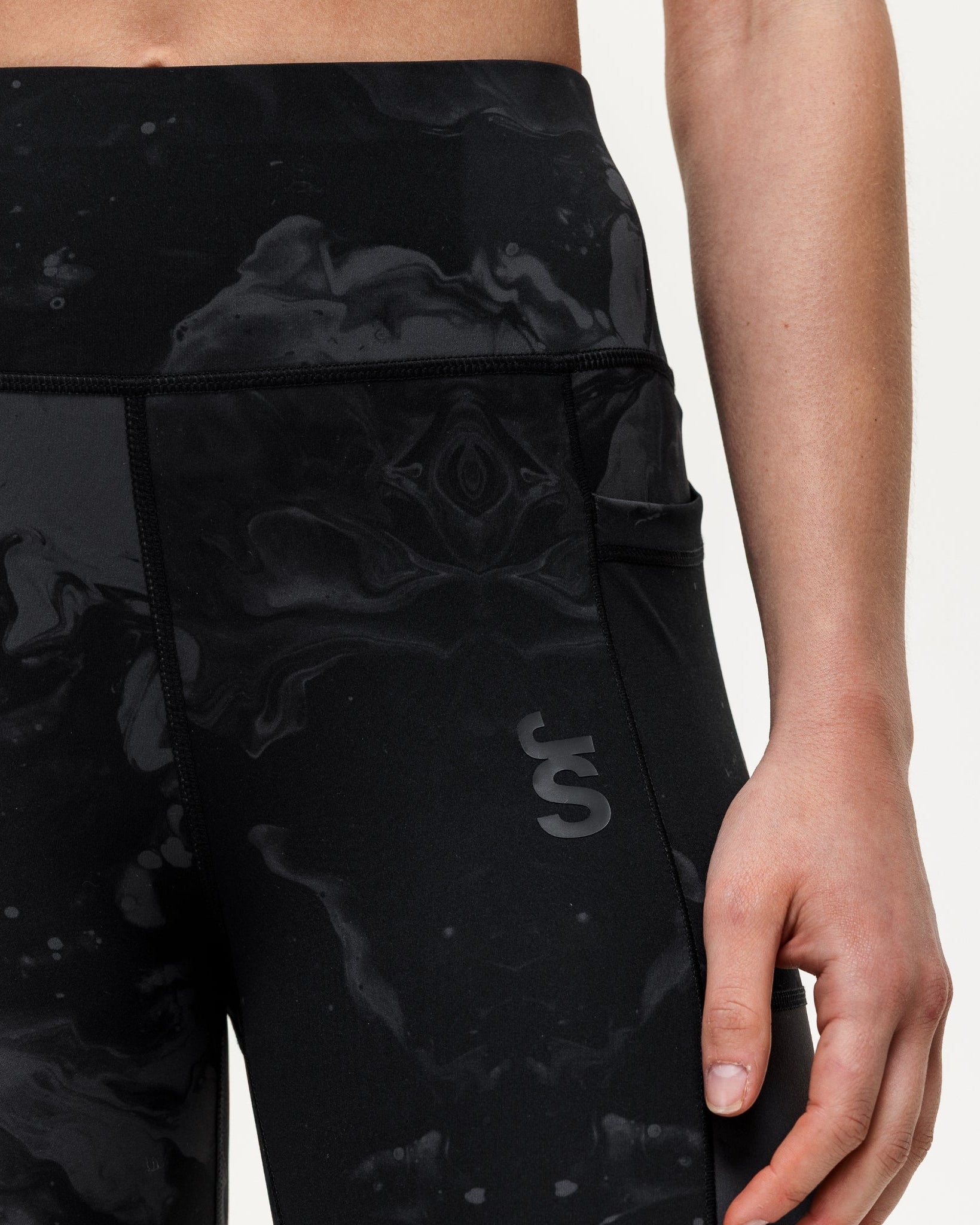 Power 7/8 Training Leggings - Slate Marble