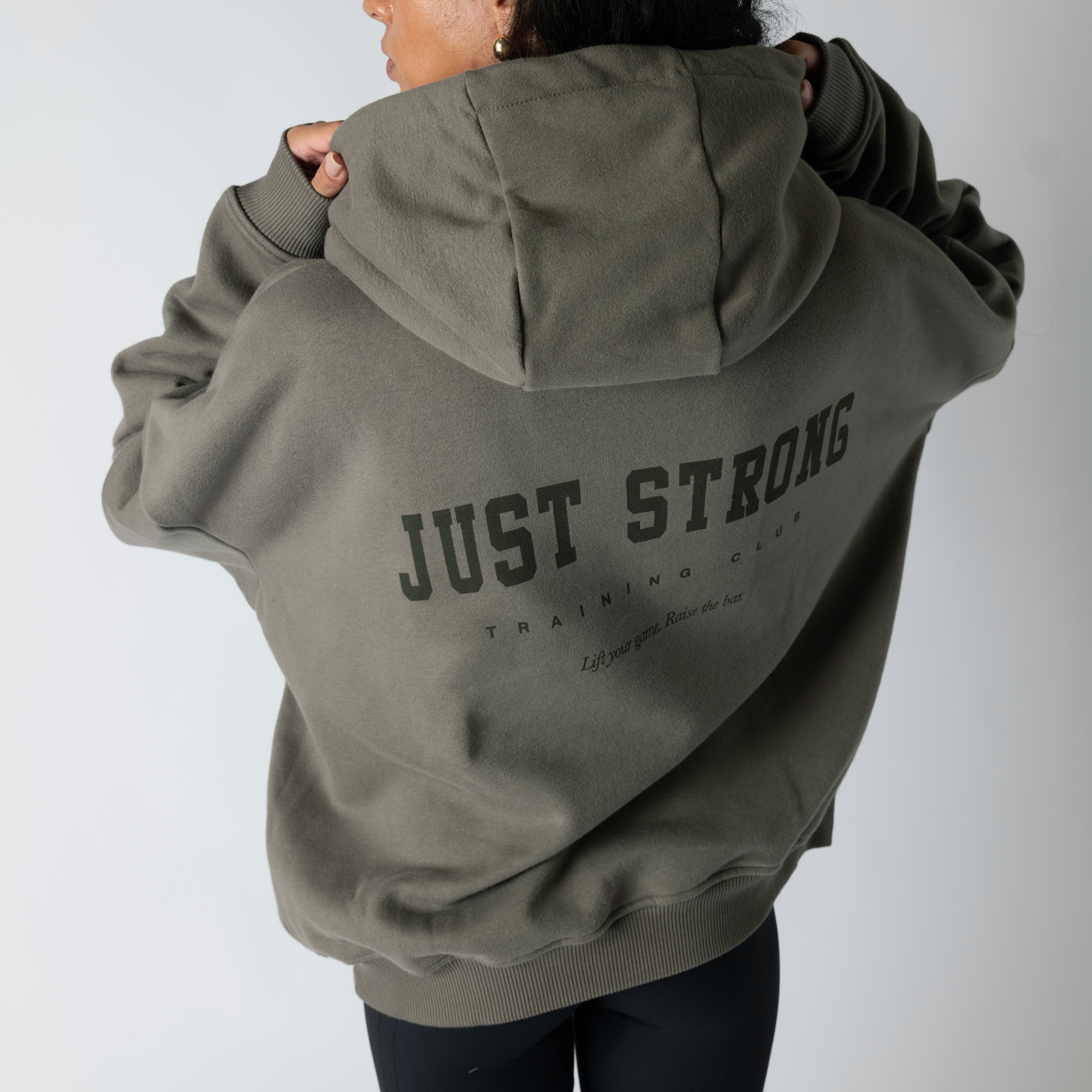 Training Club Oversized Hoodie - Washed Olive