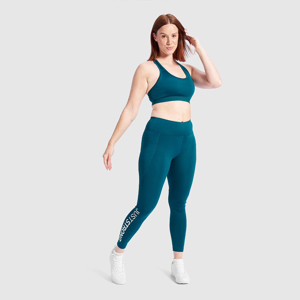 Turquoise Motion Leggings